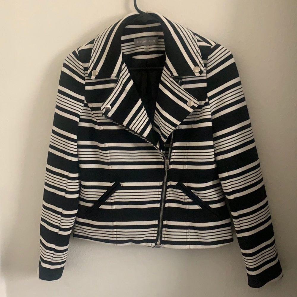 Black and white jacket. Size small.